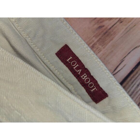 Lucky Brand Lola Bootcut Jeans 12/31 Beige (34x31) Relaxed Fit - Picture 4 of 10